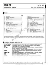 QT40.361 Datasheet Page 2