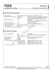 QT40.361 Datasheet Page 17