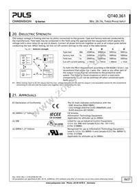 QT40.361 Datasheet Page 18