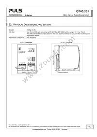 QT40.361 Datasheet Page 19