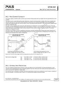 QT40.361 Datasheet Page 22