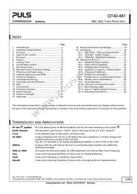 QT40.481 Datasheet Page 2