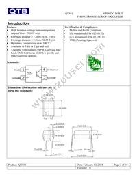 QT851 Datasheet Page 3