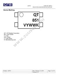 QT851 Datasheet Page 17