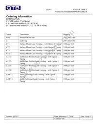 QT851 Datasheet Page 18