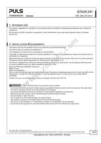 QTD20.241 Datasheet Page 3