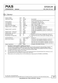 QTD20.241 Datasheet Page 6