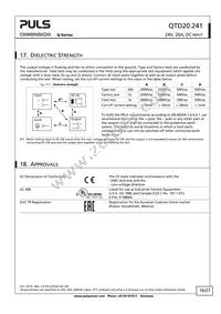 QTD20.241 Datasheet Page 16