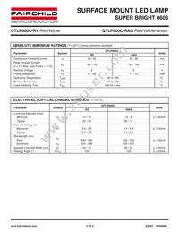 QTLP600CRYTR Datasheet Page 2