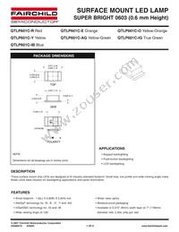 QTLP601CIGTR Datasheet Cover