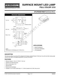 QTLP650DRGBTR Datasheet Cover