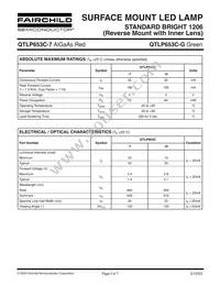 QTLP653CGTR Datasheet Page 2