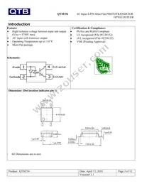 QTM354T1 Datasheet Page 3