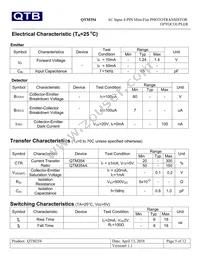 QTM354T1 Datasheet Page 5