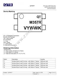 QTM357T1 Datasheet Page 12