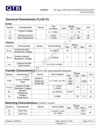 QTM415T1 Datasheet Page 5