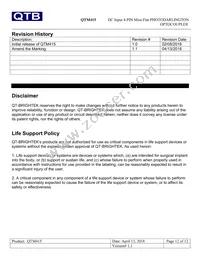 QTM415T1 Datasheet Page 12