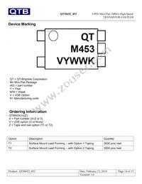 QTM453T1 Datasheet Page 14