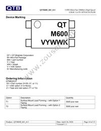 QTM611T1 Datasheet Page 14