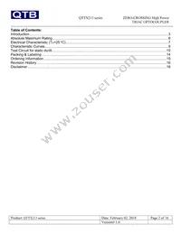 QTT0213ST1 Datasheet Page 2