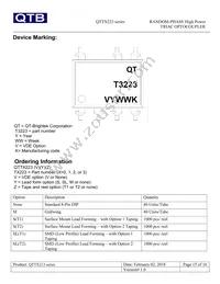 QTT3223ST1 Datasheet Page 15