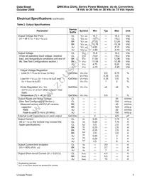 QW030CL1 Datasheet Page 3