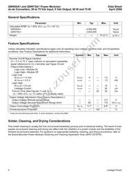 QW050A81 Datasheet Page 4
