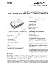 QW075F1 Datasheet Cover