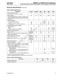 QW075F1 Datasheet Page 3