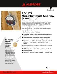 R-115S Datasheet Cover