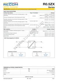 R0.5ZX-0505/HP-TRAY Datasheet Page 4