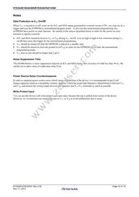 R1EX24016ASAS0I#U0 Datasheet Page 14