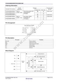 R1EX24256BSAS0I#U0 Datasheet Page 2