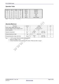 R1LV0108ESN-7SR#S0 Datasheet Page 5
