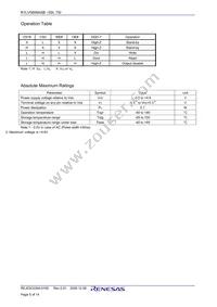 R1LV0808ASB-7SI#S0 Datasheet Page 5