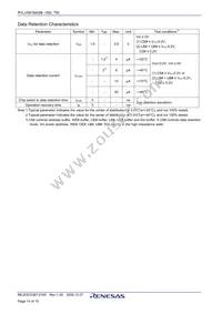 R1LV0816ASB-7SI#S0 Datasheet Page 14