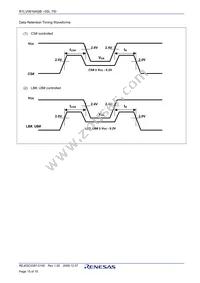 R1LV0816ASB-7SI#S0 Datasheet Page 15