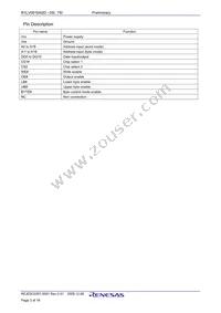 R1LV0816ASD-5SI#B0 Datasheet Page 5