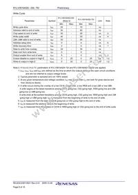 R1LV0816ASD-5SI#B0 Datasheet Page 11