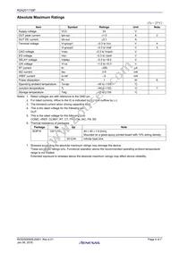 R2A20111SP#W0 Datasheet Page 4