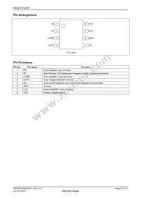 R2A20133DSP#W5 Datasheet Page 2