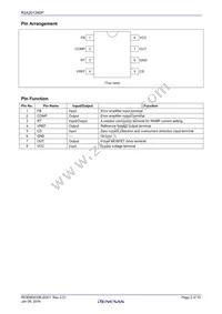 R2A20134SP#W5 Datasheet Page 2