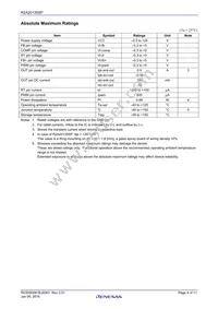 R2A20135SP#W5 Datasheet Page 4