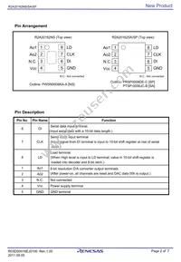 R2A20162SA#W5 Datasheet Page 2