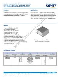 R463I26805001K Datasheet Cover