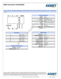 R474I24705003K Datasheet Cover