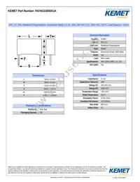 R474I310050A1K Datasheet Cover