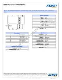 R474N310050A1K Datasheet Cover