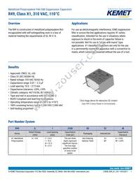 R49AI310040M1M Datasheet Cover