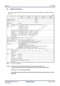 R5F1058AGLA#U0 Datasheet Page 13